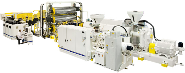 Water Cooled Extruder, Vertical Sheet System