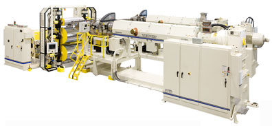 Sheet Extruder Systems, PP Packaging Containers, Extruder, Water Cooled Extruder